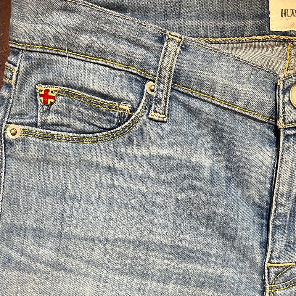 Hudson Jeans Women's Denim Blue Skinny Jeans - Picture 3 of 12